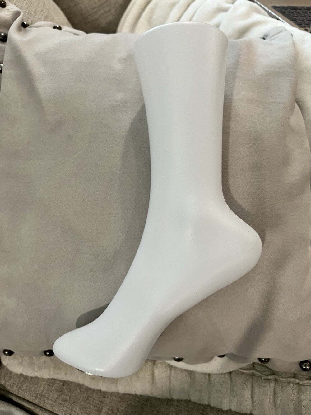 hard plastic mannequin leg foot stocking sock display form Adult